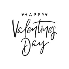 Valentine's day gift or greeting cards, simple flat style with romantic elements. Vector illustration.
