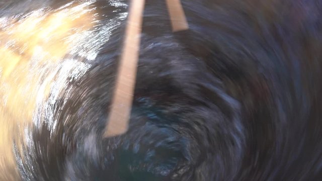 Biodynamic farming, dynamisation in pot