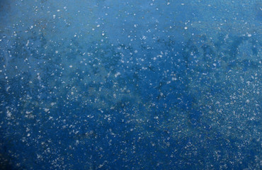 abstract background of snowflakes on a blue background