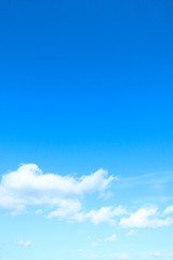 青空に浮かぶ雲