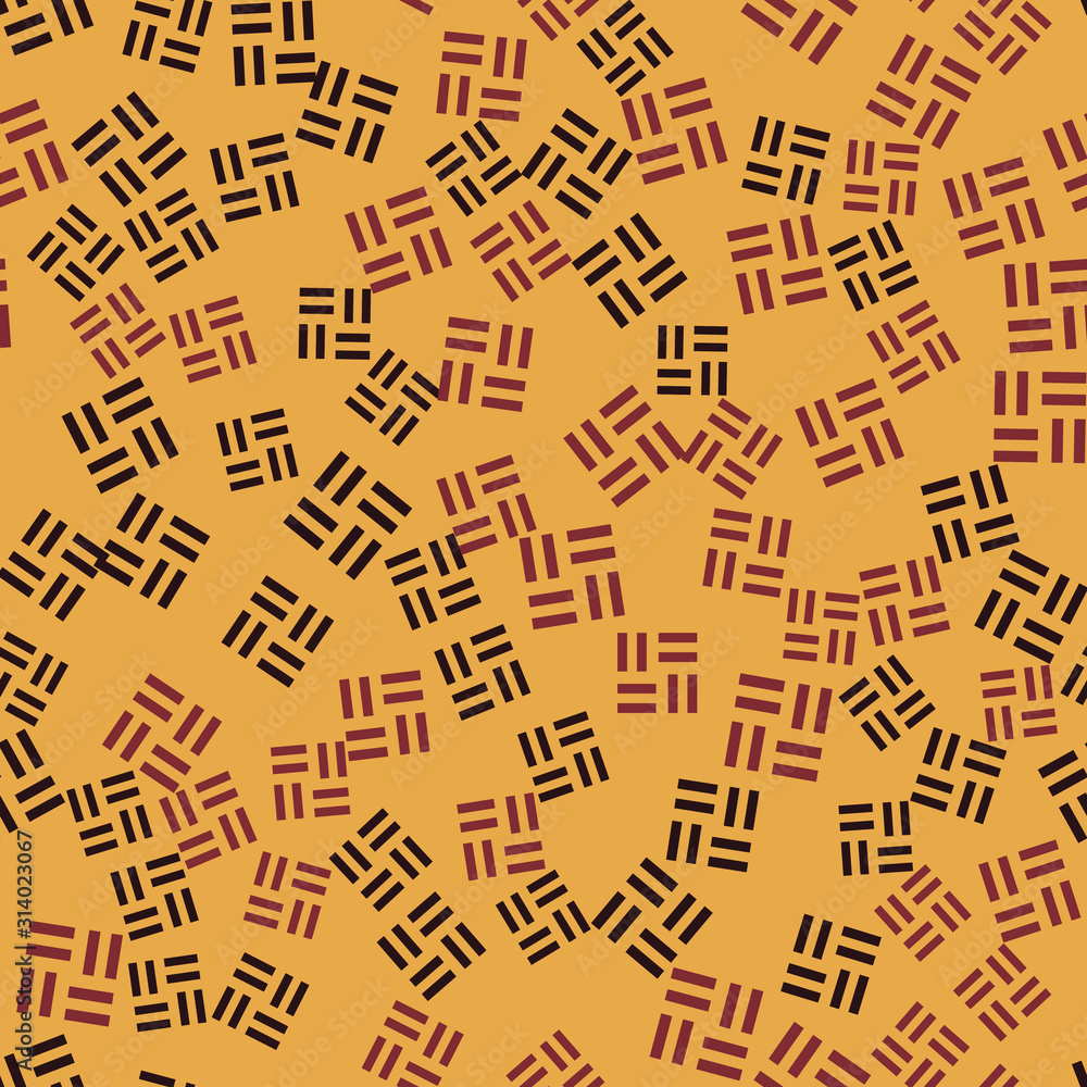 Poster vector seamless pattern background. modern stylish abstract texture. different geometric figures