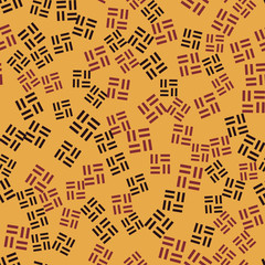 Obraz premium Vector seamless pattern background. Modern stylish abstract texture. Different geometric figures