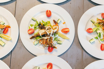 plate of salad