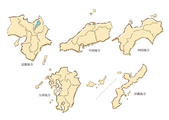西日本エリアマップ
