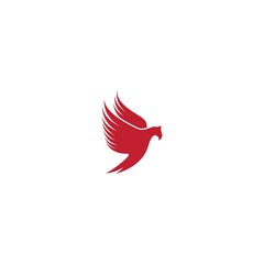 Obraz premium Falcon Eagle Bird Logo Template