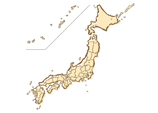 日本地図・都道府県別