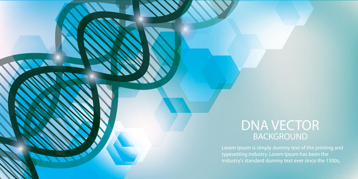 DNA vector medical background