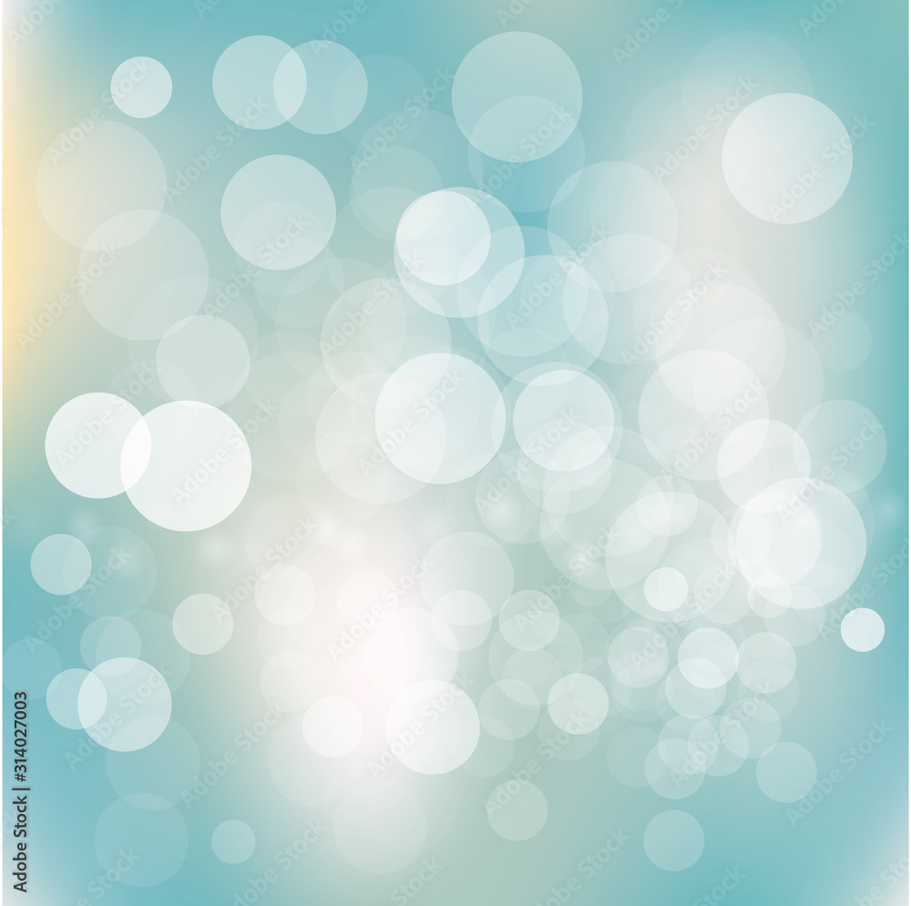 Poster Bokeh and blur vector abstract background 