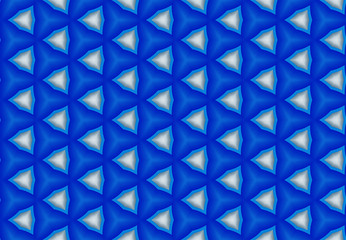 Fototapeta premium Seamless geometric pattern design illustration. Background texture. Used gradient in blue, grey colors.