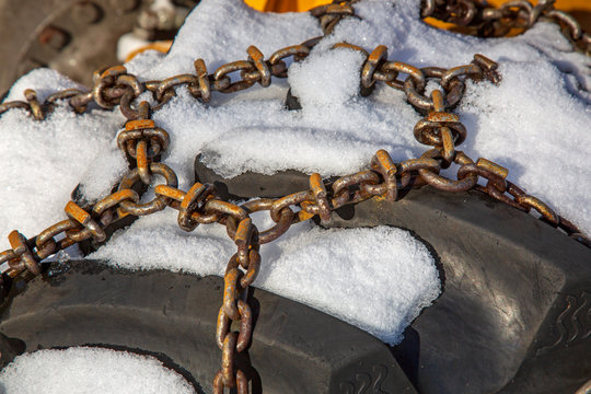 Schneeketten - Winter - Detail