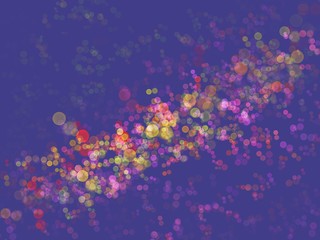Abstract bokeh texture colorful and lights background isolated.