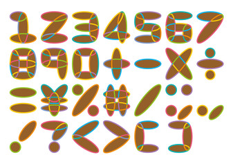 フォント 数字・記号