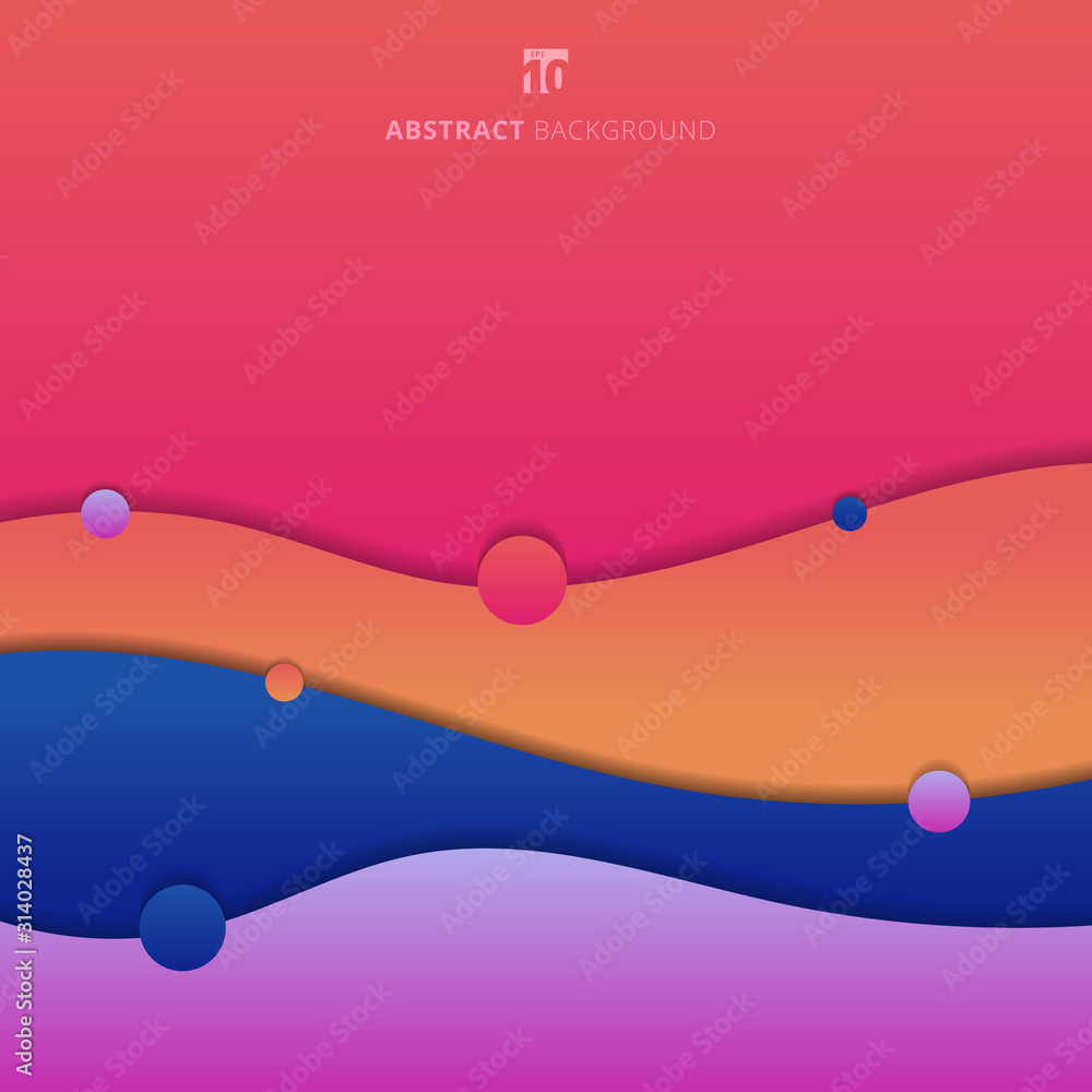Poster abstract background trendy fluid shape colorful gradient modern concept.