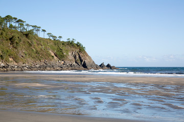 Fototapeta na wymiar Rocks at Barayo Beach in Asturias