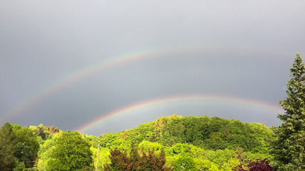 double arc- en -ciel