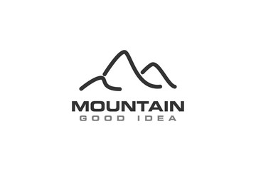 Mountain Logo Icon Design Vector