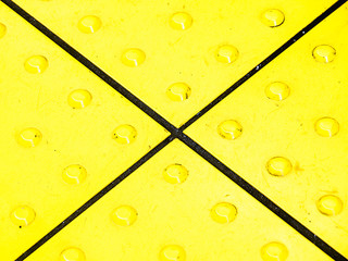 signs for the blind, sidewalk