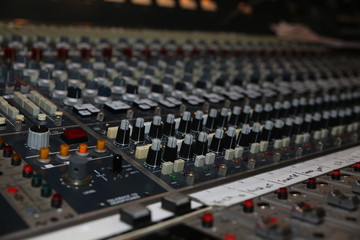 mixing board