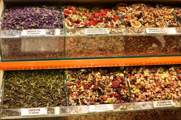 spices at the Bazaar in Istanbul.