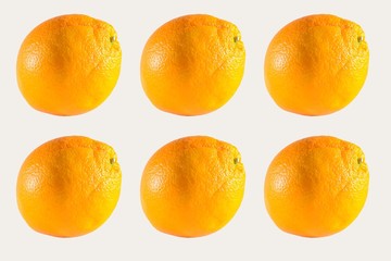 orange isolated on white background Wallpaper
