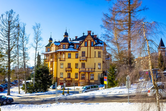 Traditional house in Stary Smokovec. Slovakia