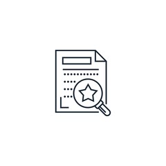 assessment creative icon. From Analytics research icons collection. Isolated assessment sign on white background