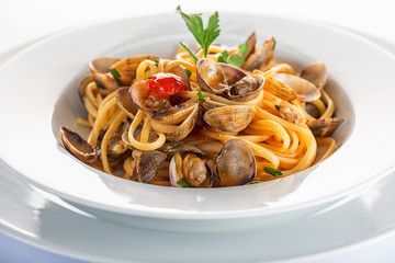 spaghetti con vongole