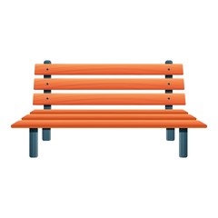 Classic bench icon. Cartoon of classic bench vector icon for web design isolated on white background