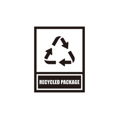 Recycle icon symbol vector illustration
