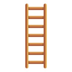 Ladder tool icon. Cartoon of ladder tool vector icon for web design isolated on white background © nsit0108