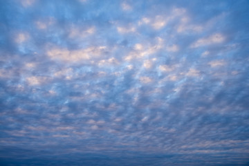 sky with clouds in the south of France