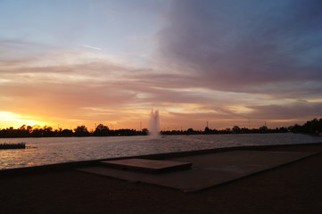 atardecer