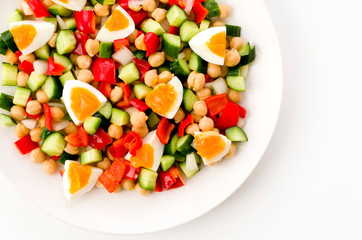 ひよこ豆のカラフルサラダ