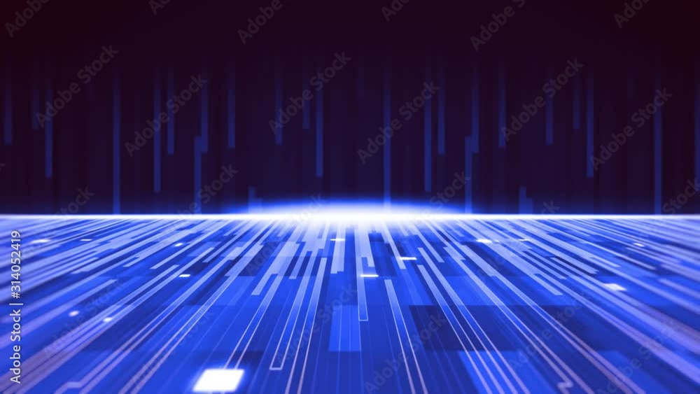 Poster digital abstract background. hi-tech digital and information motion graphics abstract background - 3