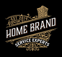 vintage logo template,Western style