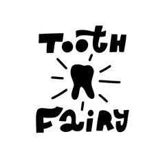 Hand Lettering Tooth Fairy Quote