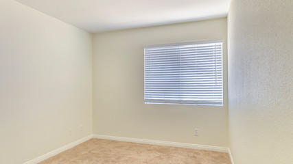 Panorama Empty bedroom clean inside nice interior