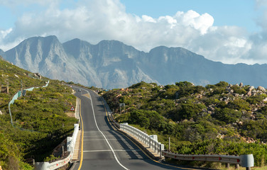 Steenbras, near Gordons Bay, Western cape, South Africa. December 2019. Clarence Drive a...