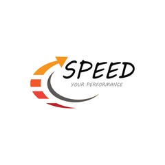 Speed icon simple design illustration vector