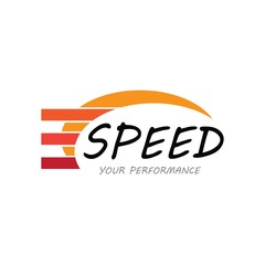 Speed icon simple design illustration vector