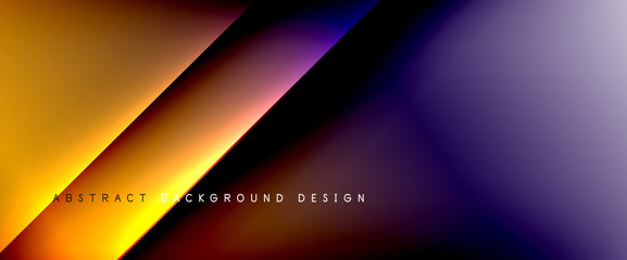 Fototapeta premium Trendy simple fluid color gradient abstract background with dynamic straight shadow line effect. Vector Illustration For Wallpaper, Banner, Background, Card, Book Illustration, landing page