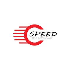 Speed icon simple design illustration vector