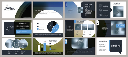Presentation and slide layout background. Design blue geometric template. Use for business annual report, flyer, marketing, leaflet, advertising, brochure, modern style.