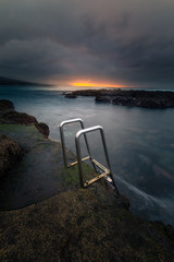 Coast from north part of Tenerife island next to Punta Hidalgo, Canary Islands, Spain.