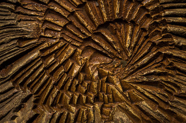 Orange iron rich stone texture