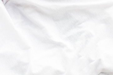 white fabric texture background.