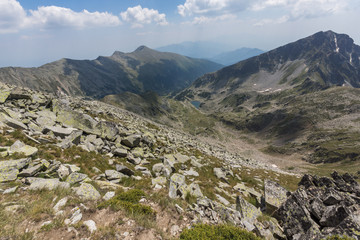 landscape from Kamenitsa Peak, Pirin Mountain, Bulgaria