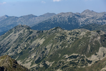 landscape from Kamenitsa Peak, Pirin Mountain, Bulgaria