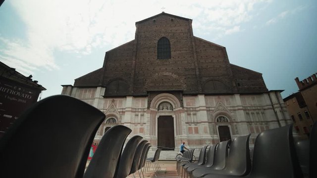 Beautiful cathedral in Bologne