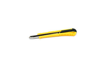 cutter knife isolated on white background.